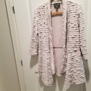 Frank Lyman Faux Tiered Cardigan